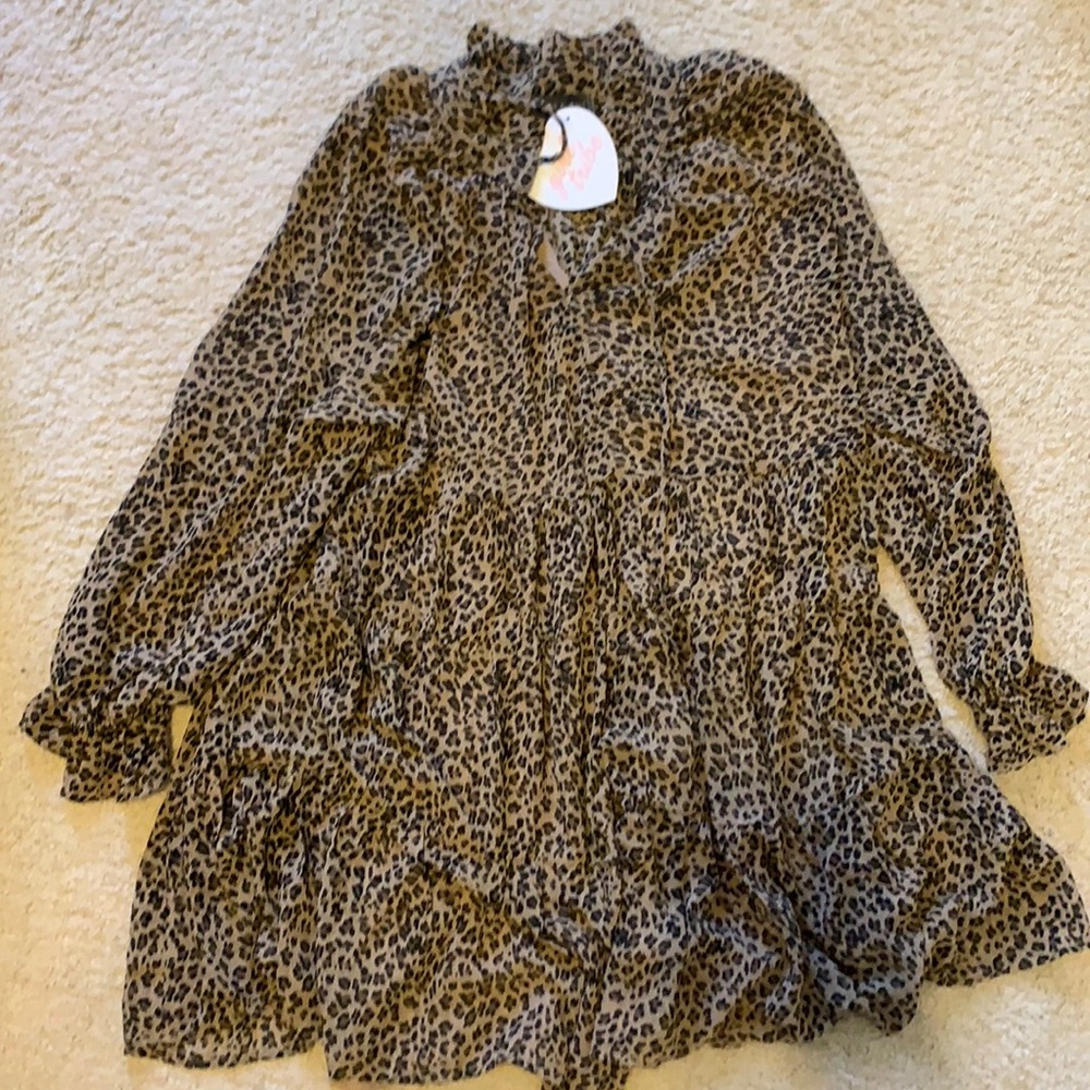 Leopard print dress